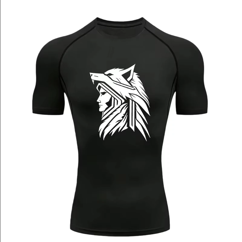 Compression Shorts Athletes - Wolf Knight Design 2026 Men’s Athletic