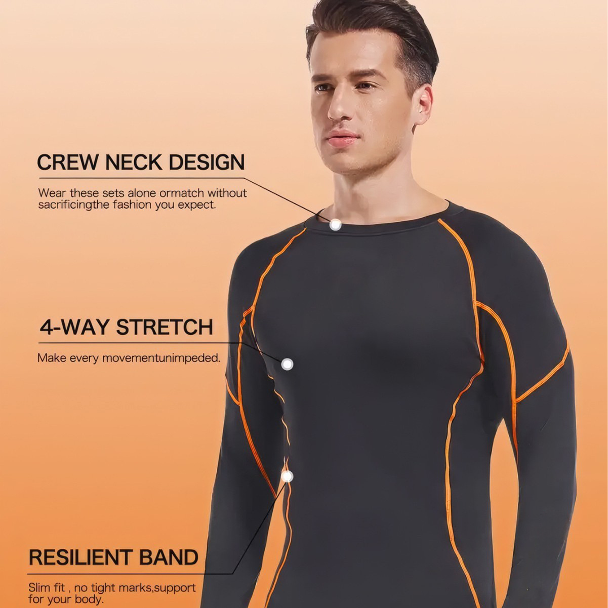 Winter Mens Fleece Athletic 2  - Compression Long Pant recension och pris