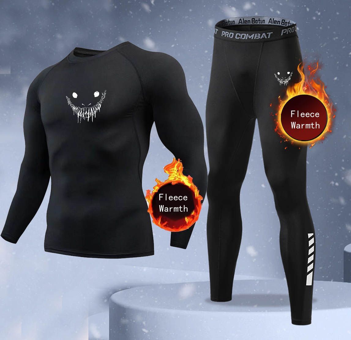 New 2-pieces Winter Warm Men U - Thermal Long John recension och pris