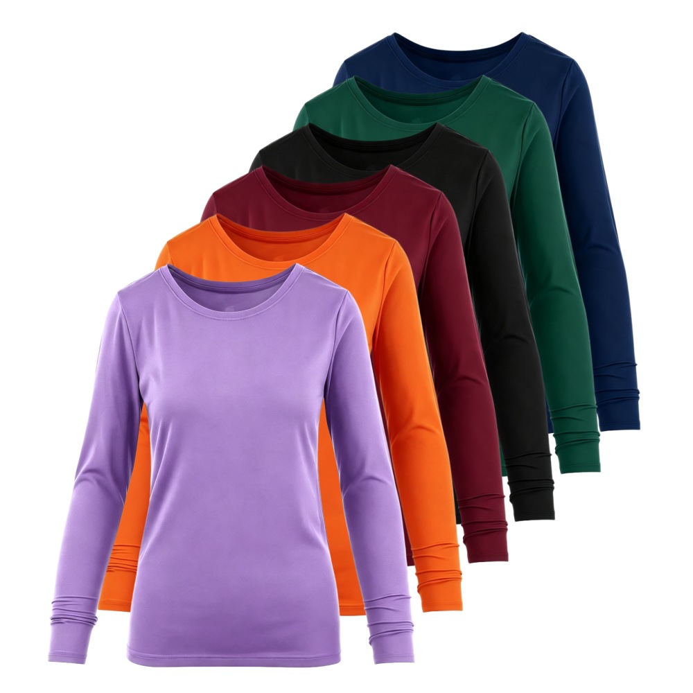 Crew Neck Long Sleeve Scrub Un - Undershirt Crew Neck recension och pris