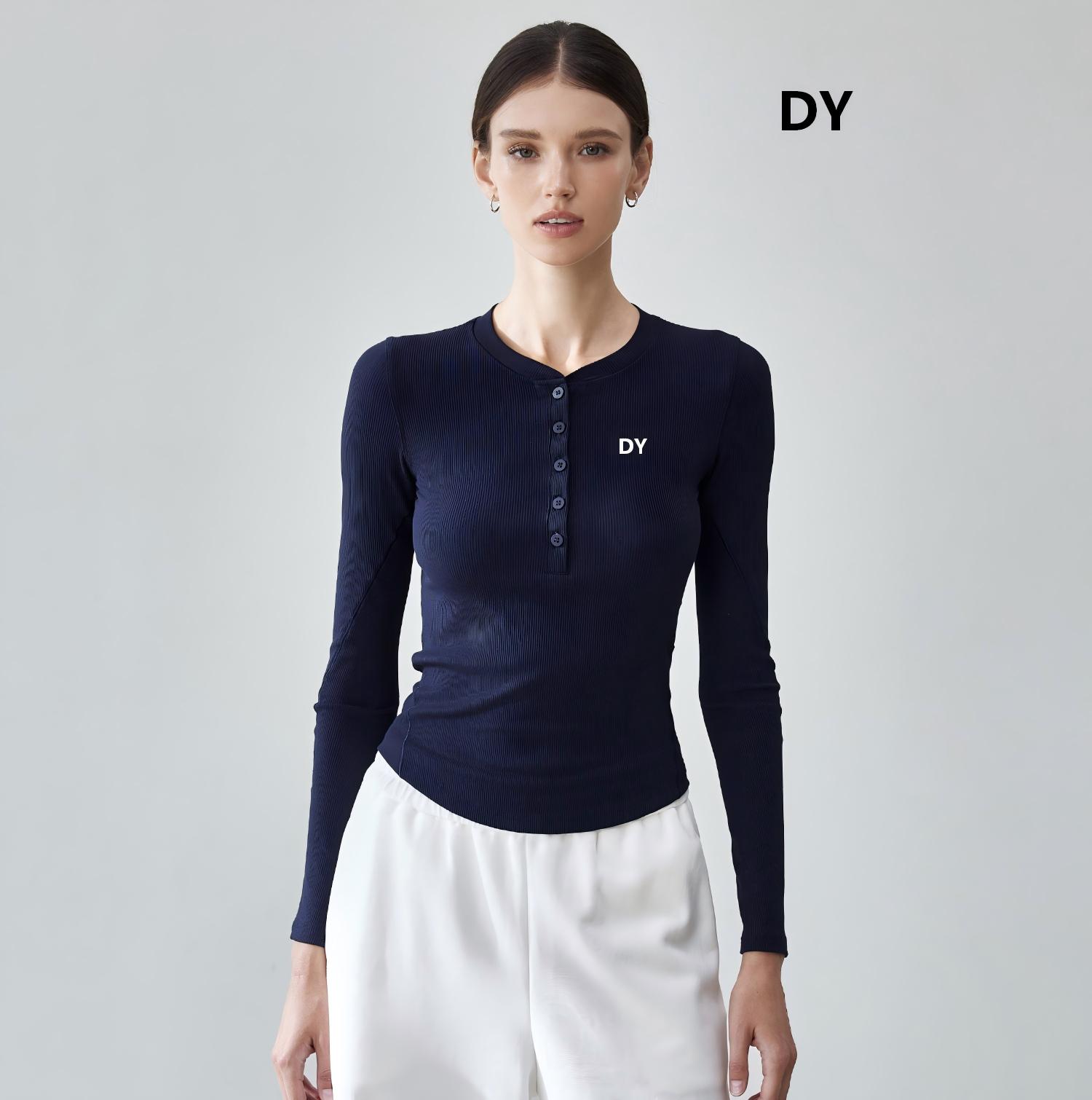 2026 Lady Henry Shirt Round Ne - T Shirt Tight Fit recension och pris