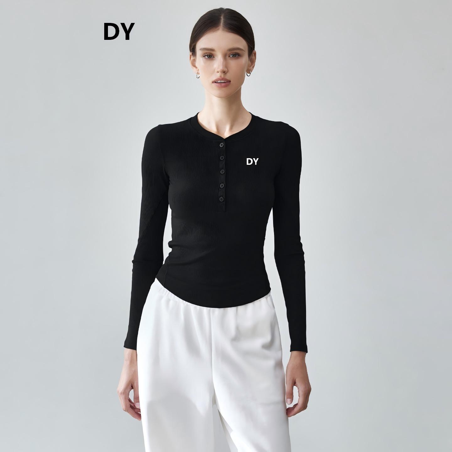 2026 Lady Henry Shirt Round Ne - T Shirt Tight Fit recension och pris