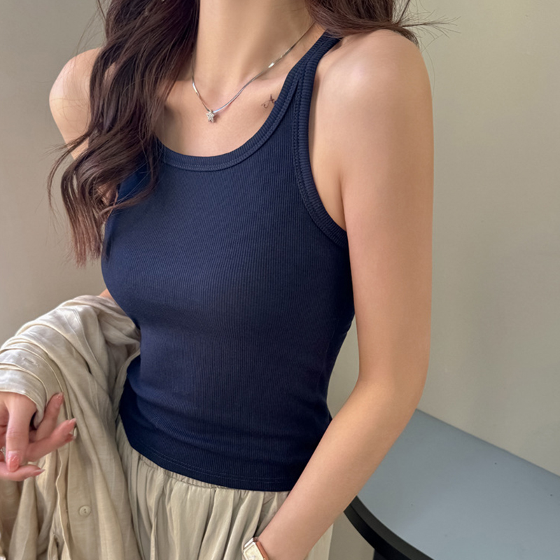 Basic Ribbed Knitted Tank Top  - Tank Top Ribbed recension och pris