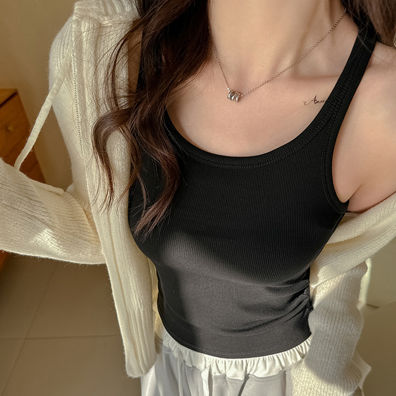 Basic Ribbed Knitted Tank Top  - Tank Top Ribbed recension och pris