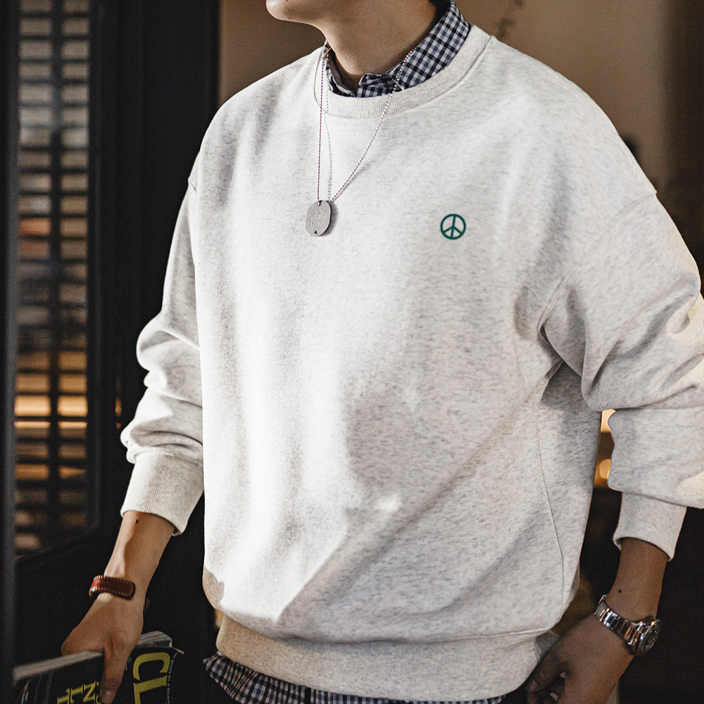Maden Casual Gray Round-Neck H - Undershirt Crew Neck recension och pris