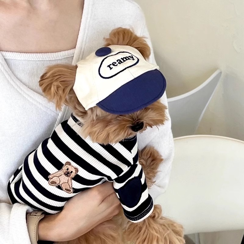 Striped Puppy Shirt Dog Summer - Sleeveless Undershirt recension och pris