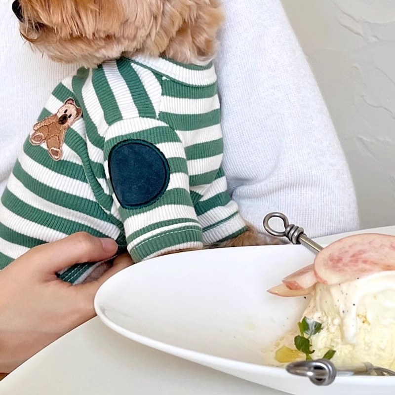 Striped Puppy Shirt Dog Summer - Sleeveless Undershirt recension och pris
