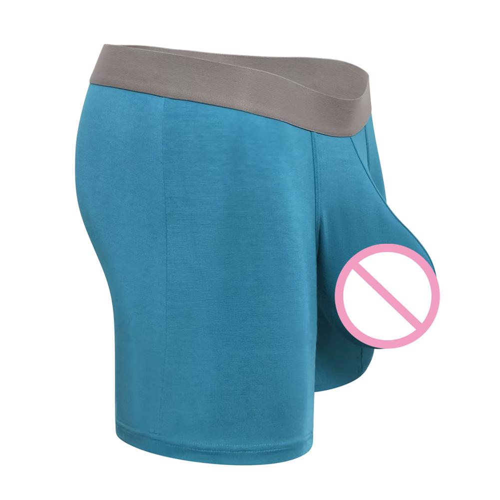Men Modal Boxer Shorts Long Le - Long Leg Trunk Men recension och pris